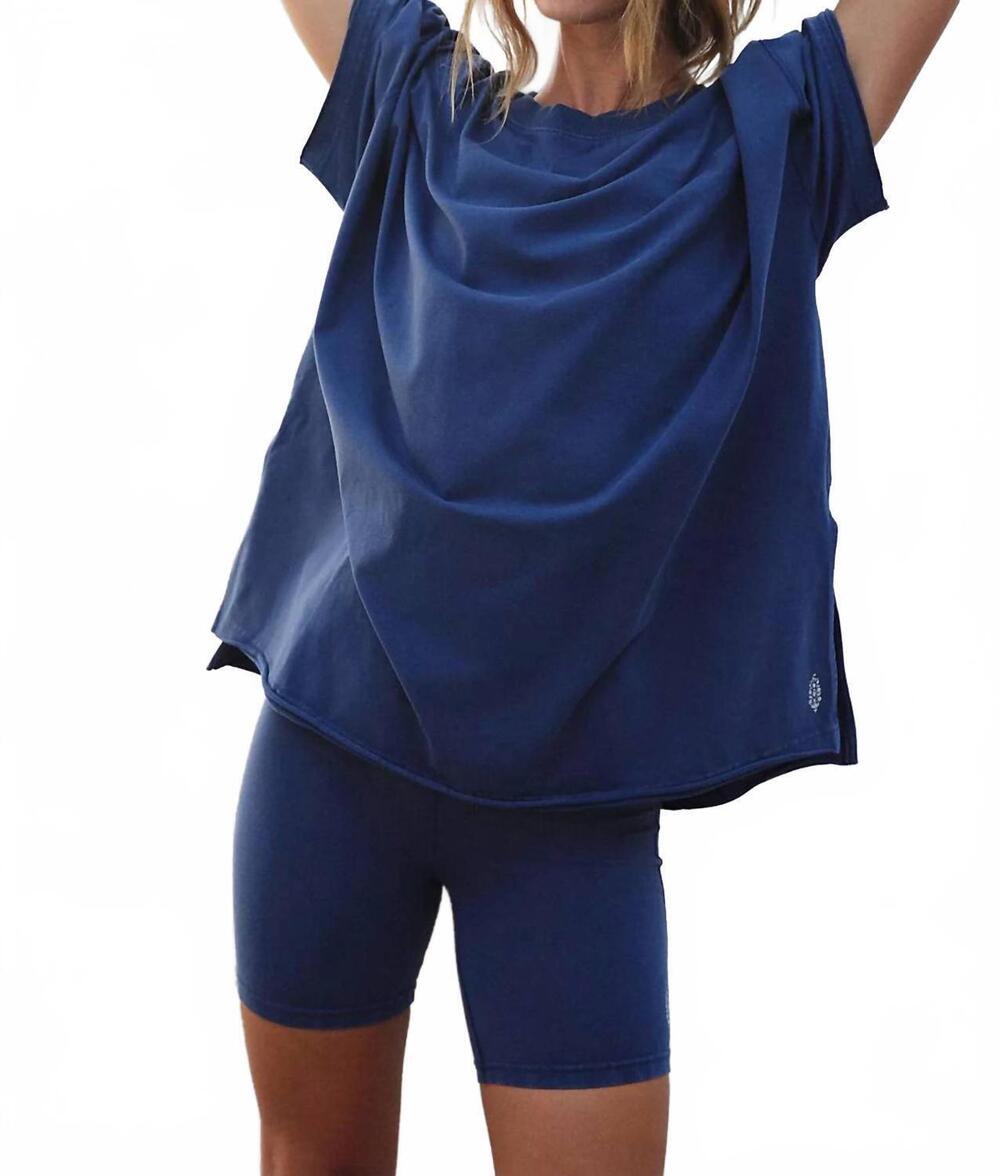 NEW FREE PEOPLE hot shot reversible set in midnight navy